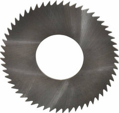 RobbJack - 2-1/2" Diam x 0.0468" Blade Thickness x 1" Arbor Hole Diam, 56 Tooth Slitting and Slotting Saw - Arbor Connection, Right Hand, Uncoated, Solid Carbide, Concave Ground - Industrial Tool & Supply
