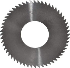 RobbJack - 2-1/2" Diam x 1/16" Blade Thickness x 1" Arbor Hole Diam, 56 Tooth Slitting and Slotting Saw - Arbor Connection, Right Hand, Uncoated, Solid Carbide, Concave Ground - Industrial Tool & Supply