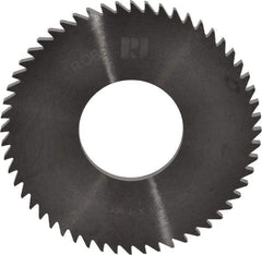 RobbJack - 2-1/2" Diam x 1/8" Blade Thickness x 1" Arbor Hole Diam, 56 Tooth Slitting and Slotting Saw - Arbor Connection, Right Hand, Uncoated, Solid Carbide, Concave Ground - Industrial Tool & Supply