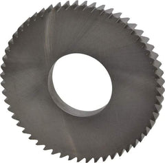 RobbJack - 2-1/2" Diam x 1/4" Blade Thickness x 1" Arbor Hole Diam, 56 Tooth Slitting and Slotting Saw - Arbor Connection, Right Hand, Uncoated, Solid Carbide, Concave Ground - Industrial Tool & Supply