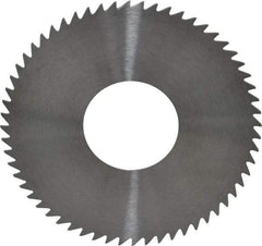 RobbJack - 2-3/4" Diam x 0.0312" Blade Thickness x 1" Arbor Hole Diam, 60 Tooth Slitting and Slotting Saw - Arbor Connection, Right Hand, Uncoated, Solid Carbide, Concave Ground - Industrial Tool & Supply