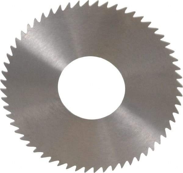 RobbJack - 2-3/4" Diam x 0.0468" Blade Thickness x 1" Arbor Hole Diam, 60 Tooth Slitting and Slotting Saw - Arbor Connection, Right Hand, Uncoated, Solid Carbide, Concave Ground - Industrial Tool & Supply