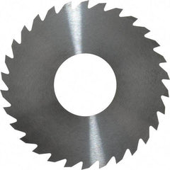 RobbJack - 2-3/4" Diam x 1/16" Blade Thickness x 1" Arbor Hole Diam, 30 Tooth Slitting and Slotting Saw - Arbor Connection, Right Hand, Uncoated, Solid Carbide, Concave Ground - Industrial Tool & Supply
