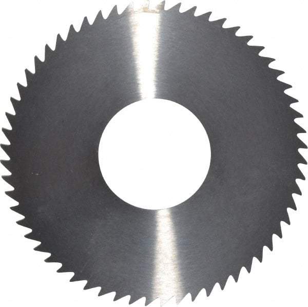 RobbJack - 2-3/4" Diam x 1/16" Blade Thickness x 1" Arbor Hole Diam, 60 Tooth Slitting and Slotting Saw - Arbor Connection, Right Hand, Uncoated, Solid Carbide, Concave Ground - Industrial Tool & Supply