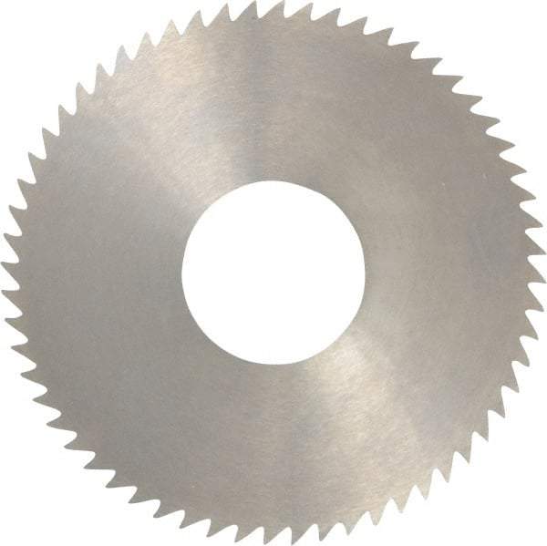 RobbJack - 3" Diam x 0.0312" Blade Thickness x 1" Arbor Hole Diam, 60 Tooth Slitting and Slotting Saw - Arbor Connection, Right Hand, Uncoated, Solid Carbide, Concave Ground - Industrial Tool & Supply