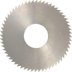 RobbJack - 3" Diam x 0.0312" Blade Thickness x 1" Arbor Hole Diam, 60 Tooth Slitting and Slotting Saw - Arbor Connection, Right Hand, Uncoated, Solid Carbide, Concave Ground - Industrial Tool & Supply