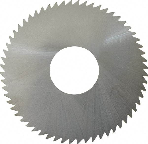 RobbJack - 3" Diam x 1/16" Blade Thickness x 1" Arbor Hole Diam, 60 Tooth Slitting and Slotting Saw - Arbor Connection, Right Hand, Uncoated, Solid Carbide, Concave Ground - Industrial Tool & Supply