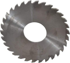 RobbJack - 3" Diam x 0.0937" Blade Thickness x 1" Arbor Hole Diam, 30 Tooth Slitting and Slotting Saw - Arbor Connection, Right Hand, Uncoated, Solid Carbide, Concave Ground - Industrial Tool & Supply