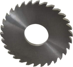 RobbJack - 3" Diam x 0.1562" Blade Thickness x 1" Arbor Hole Diam, 30 Tooth Slitting and Slotting Saw - Arbor Connection, Right Hand, Uncoated, Solid Carbide, Concave Ground - Industrial Tool & Supply