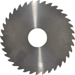 RobbJack - 4" Diam x 0.0468" Blade Thickness x 1" Arbor Hole Diam, 36 Tooth Slitting and Slotting Saw - Arbor Connection, Right Hand, Uncoated, Solid Carbide, Concave Ground - Industrial Tool & Supply