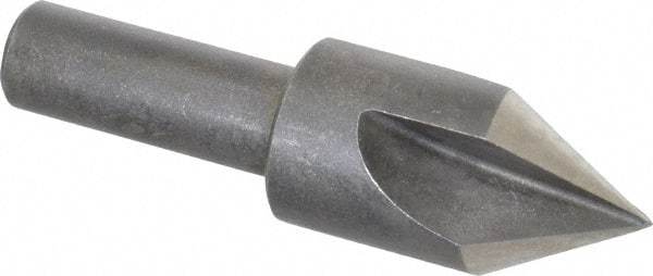 Keo - 5/8" Head Diam, 3/8" Shank Diam, 3 Flute 60° High Speed Steel Countersink - Bright Finish, 2-1/4" OAL, Single End, Straight Shank, Right Hand Cut - Industrial Tool & Supply
