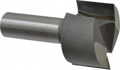 Amana Tool - 1-1/4" Cut Diam, 3/4" Length of Cut, 2 Flute Mortising Edge Profile Router Bit - Carbide-Tipped, 1/2" Shank Diam, 2-1/8" OAL, Uncoated - Industrial Tool & Supply