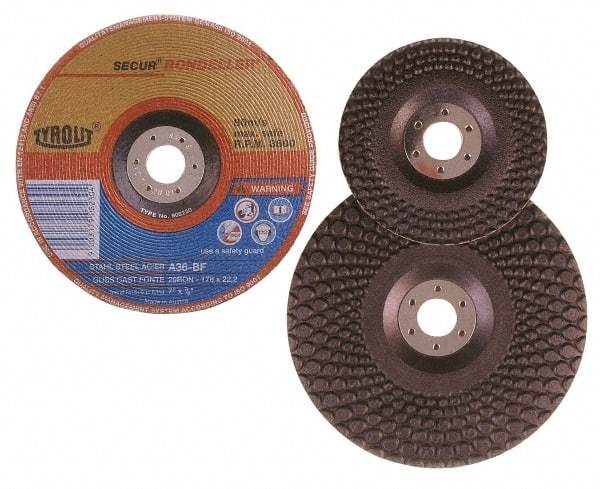 Value Collection - 5" 60 Grit Aluminum Oxide Cutoff Wheel - 0.04" Thick, 7/8" Arbor, 12,220 Max RPM - Industrial Tool & Supply