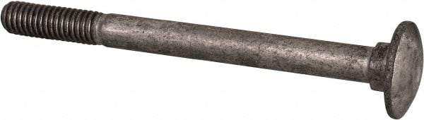 Value Collection - M6x1 70mm Length Under Head, Standard Square Neck, Carriage Bolt - Austenitic Grade A2 Stainless Steel, - Industrial Tool & Supply