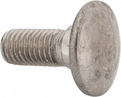 Value Collection - M10x1.5 25mm Length Under Head, Standard Square Neck, Carriage Bolt - Austenitic Grade A2 Stainless Steel, - Industrial Tool & Supply