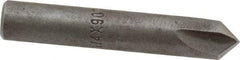 Keo - 1/4" Head Diam, 1/4" Shank Diam, 3 Flute 90° High Speed Steel Countersink - Bright Finish, 1-1/2" OAL, Single End, Straight Shank, Right Hand Cut - Industrial Tool & Supply