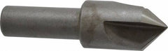 Keo - 3/4" Head Diam, 1/2" Shank Diam, 3 Flute 90° High Speed Steel Countersink - Bright Finish, 2-5/8" OAL, Single End, Straight Shank, Right Hand Cut - Industrial Tool & Supply