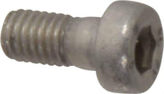 Value Collection - M5x0.80 Metric Coarse Hex Socket Drive, Low Socket Cap Screw - Grade 18-8 & Austenitic A2 Stainless Steel, Uncoated, Fully Threaded, 10mm Length Under Head - Industrial Tool & Supply