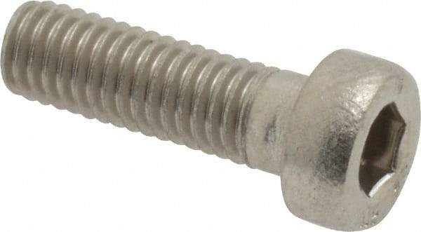 Value Collection - M5x0.80 Metric Coarse Hex Socket Drive, Low Socket Cap Screw - Grade 18-8 & Austenitic A2 Stainless Steel, Uncoated, Fully Threaded, 16mm Length Under Head - Industrial Tool & Supply
