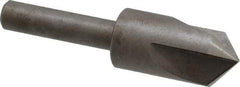 Keo - 1/2" Head Diam, 1/4" Shank Diam, 3 Flute 100° High Speed Steel Countersink - Bright Finish, 2" OAL, Single End, Straight Shank, Right Hand Cut - Industrial Tool & Supply