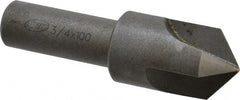 Keo - 3/4" Head Diam, 1/2" Shank Diam, 3 Flute 100° High Speed Steel Countersink - Industrial Tool & Supply