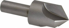 Keo - 1" Head Diam, 1/2" Shank Diam, 3 Flute 100° High Speed Steel Countersink - Bright Finish, 2-3/4" OAL, Single End, Straight Shank, Right Hand Cut - Industrial Tool & Supply