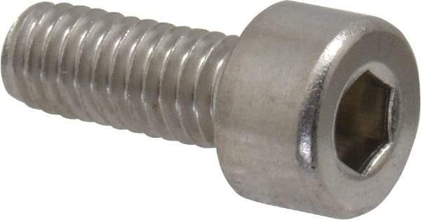 Value Collection - M4x0.70 Metric Coarse Hex Socket Drive, Socket Cap Screw - Grade 316 & Austenitic A4 Stainless Steel, Uncoated, Fully Threaded, 10mm Length Under Head - Industrial Tool & Supply