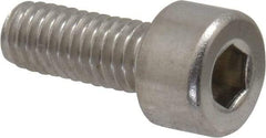 Value Collection - M4x0.70 Metric Coarse Hex Socket Drive, Socket Cap Screw - Grade 316 & Austenitic A4 Stainless Steel, Uncoated, Fully Threaded, 10mm Length Under Head - Industrial Tool & Supply