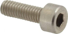 Value Collection - M4x0.70 Metric Coarse Hex Socket Drive, Socket Cap Screw - Grade 316 & Austenitic A4 Stainless Steel, Uncoated, Fully Threaded, 12mm Length Under Head - Industrial Tool & Supply