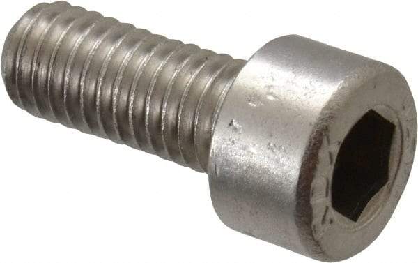 Value Collection - M5x0.80 Metric Coarse Hex Socket Drive, Socket Cap Screw - Grade 316 & Austenitic A4 Stainless Steel, Uncoated, Fully Threaded, 12mm Length Under Head - Industrial Tool & Supply