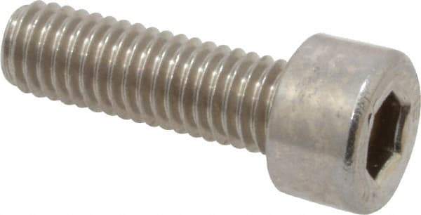 Value Collection - M5x0.80 Metric Coarse Hex Socket Drive, Socket Cap Screw - Grade 316 & Austenitic A4 Stainless Steel, Uncoated, Fully Threaded, 16mm Length Under Head - Industrial Tool & Supply