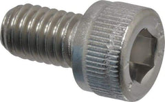Value Collection - M6x1.00 Metric Coarse Hex Socket Drive, Socket Cap Screw - Grade 316 & Austenitic A4 Stainless Steel, Uncoated, Fully Threaded, 10mm Length Under Head - Industrial Tool & Supply