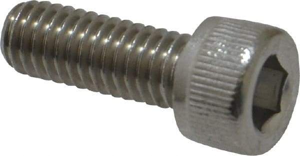 Value Collection - M6x1.00 Metric Coarse Hex Socket Drive, Socket Cap Screw - Grade 316 & Austenitic A4 Stainless Steel, Uncoated, Fully Threaded, 16mm Length Under Head - Industrial Tool & Supply