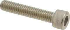 Value Collection - M6x1.00 Metric Coarse Hex Socket Drive, Socket Cap Screw - Grade 316 & Austenitic A4 Stainless Steel, Uncoated, Partially Threaded, 30mm Length Under Head - Industrial Tool & Supply