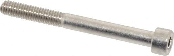 Value Collection - M6x1.00 Metric Coarse Hex Socket Drive, Socket Cap Screw - Grade 316 & Austenitic A4 Stainless Steel, Uncoated, Partially Threaded, 60mm Length Under Head - Industrial Tool & Supply