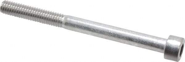 Value Collection - M6x1.00 Metric Coarse Hex Socket Drive, Socket Cap Screw - Grade 316 & Austenitic A4 Stainless Steel, Uncoated, Partially Threaded, 70mm Length Under Head - Industrial Tool & Supply