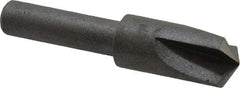Keo - 3/8" Head Diam, 1/4" Shank Diam, 3 Flute 120° High Speed Steel Countersink - Bright Finish, 1-3/4" OAL, Single End, Straight Shank, Right Hand Cut - Industrial Tool & Supply