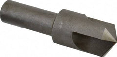 Keo - 3/4" Head Diam, 1/2" Shank Diam, 3 Flute 120° High Speed Steel Countersink - Bright Finish, 2-5/8" OAL, Single End, Straight Shank, Right Hand Cut - Industrial Tool & Supply