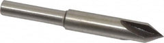 Interstate - 1/4" Head Diam, 3/16" Shank Diam, 3 Flute 60° High Speed Steel Countersink - Industrial Tool & Supply