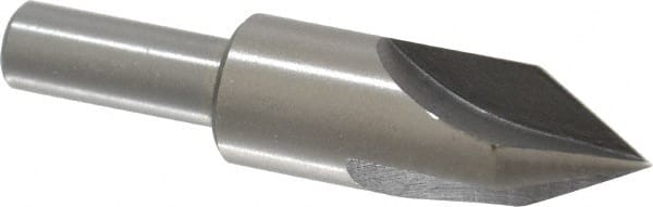 Interstate - 5/8" Head Diam, 3/8" Shank Diam, 3 Flute 60° High Speed Steel Countersink - Industrial Tool & Supply