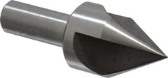 Interstate - 1" Head Diam, 1/2" Shank Diam, 3 Flute 60° High Speed Steel Countersink - Industrial Tool & Supply