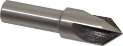 Interstate - 1/2" Head Diam, 3/8" Shank Diam, 3 Flute 82° High Speed Steel Countersink - Industrial Tool & Supply