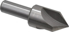 Interstate - 7/8" Head Diam, 1/2" Shank Diam, 3 Flute 82° High Speed Steel Countersink - Industrial Tool & Supply