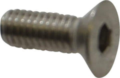 Value Collection - M3x0.50 Metric Coarse Hex Socket Drive, 90° Flat Screw - Grade 316 & Austenitic A4 Stainless Steel, Fully Threaded, 8mm OAL - Industrial Tool & Supply
