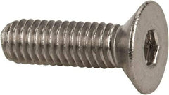Value Collection - M3x0.50 Metric Coarse Hex Socket Drive, 90° Flat Screw - Grade 316 & Austenitic A4 Stainless Steel, Fully Threaded, 10mm OAL - Industrial Tool & Supply