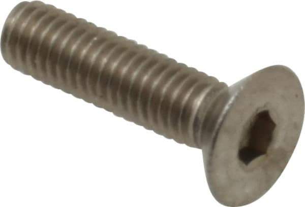 Value Collection - M3x0.50 Metric Coarse Hex Socket Drive, 90° Flat Screw - Grade 316 & Austenitic A4 Stainless Steel, Fully Threaded, 12mm OAL - Industrial Tool & Supply