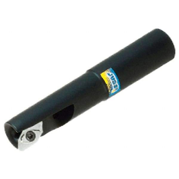 Iscar - 32mm Cut Diam, 15.8mm Max Depth of Cut, 32mm Shank Diam, 150mm OAL, Indexable Square Shoulder End Mill - Cylindrical Shank, 90° Lead Angle, Through Coolant, Series Helialu - Industrial Tool & Supply