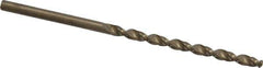 Cleveland - 7/64" 135° Cobalt Jobber Drill - Oxide/Gold Finish, Right Hand Cut, Parabolic Flute, Straight Shank, 2-5/8" OAL, Split Point - Industrial Tool & Supply