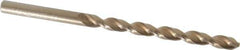 Cleveland - 13/64" 135° Cobalt Jobber Drill - Oxide/Gold Finish, Right Hand Cut, Parabolic Flute, Straight Shank, 3-5/8" OAL, Split Point - Industrial Tool & Supply