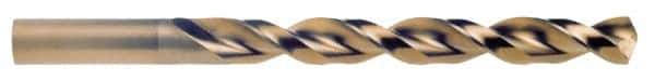 Cleveland - #29 135° Cobalt Jobber Drill - TiCN Finish, Right Hand Cut, Parabolic Flute, Straight Shank, 2-7/8" OAL, Standard Point - Industrial Tool & Supply